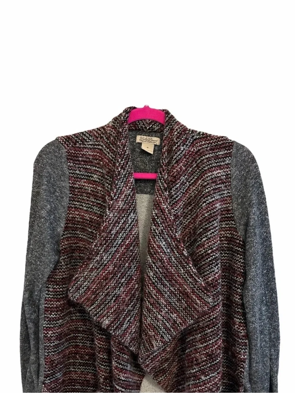 LUCKY BRAND Long Sleeve Brushed Knit Wool Blend Sweater Cardigan M